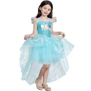 Girls Unicorn Costume Dress Little Pony Halloween Cosplay Dress up